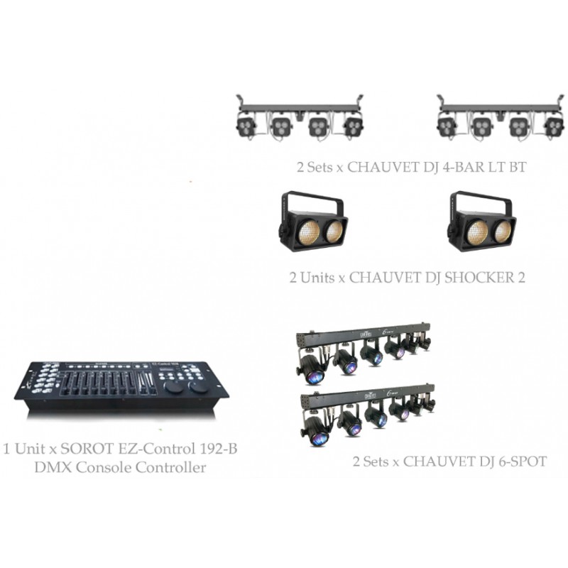 PAKET SIMPLE CHURCH SYSTEM #1 - CHAUVET DJ DESIGN SOLUTION