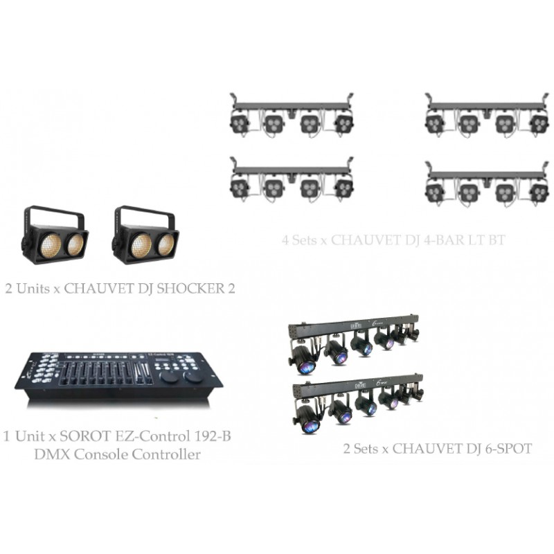 PAKET SIMPLE CHURCH SYSTEM #1A - CHAUVET DJ DESIGN SOLUTION