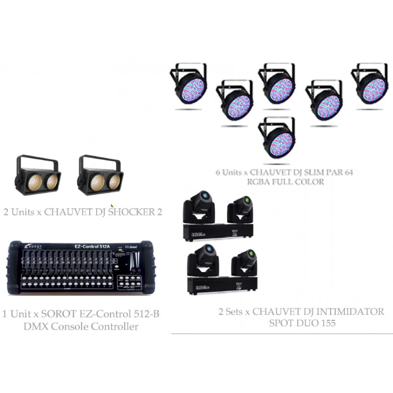 PAKET SIMPLE CHURCH SYSTEMS #1F - CHAUVET DJ DESIGN SOLUTION