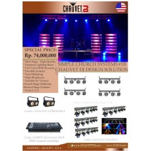 PAKET SIMPLE CHURCH SYSTEMS #1B - CHAUVET DJ DESIG...
