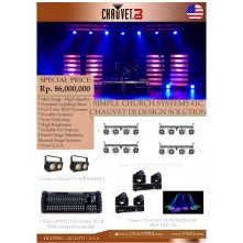 PAKET SIMPLE CHURCH SYSTEMS #1C - CHAUVET DJ DESIG...
