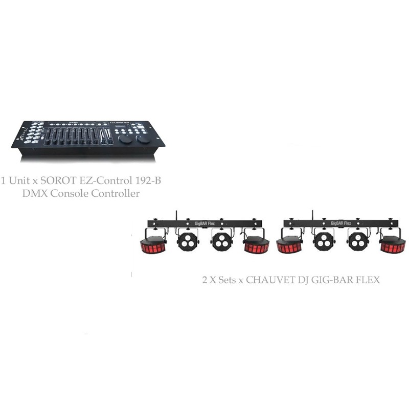 PAKET MUSIC STAGE LIGHTING #1G - CHAUVET DJ DESIGN SOLUTION