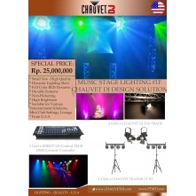 PAKET MUSIC STAGE LIGHTING #1F - CHAUVET DJ DESIGN...
