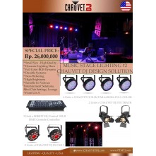 PAKET MUSIC STAGE LIGHTING #2 - CHAUVET DJ DESIGN ...
