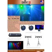PAKET MUSIC STAGE LIGHTING #1 - CHAUVET DJ DESIGN ...