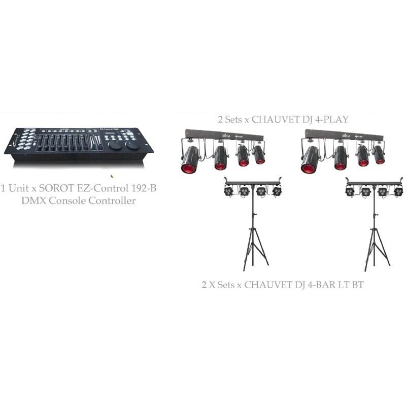 PAKET MUSIC STAGE LIGHTING #1B - CHAUVET DJ DESIGN SOLUTION