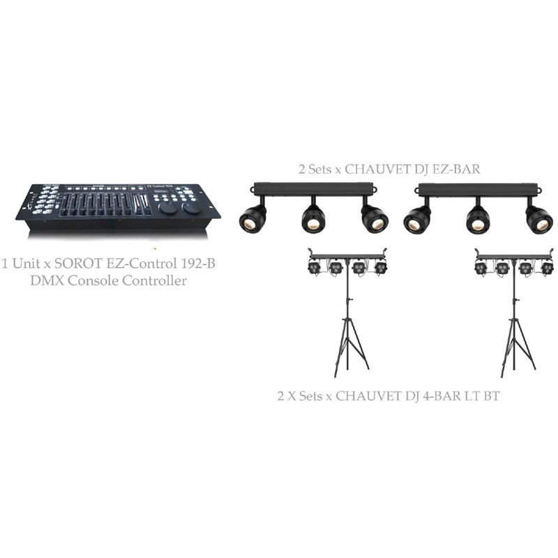 PAKET MUSIC STAGE LIGHTING #1E - CHAUVET DJ DESIGN SOLUTION