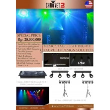 PAKET MUSIC STAGE LIGHTING #1E - CHAUVET DJ DESIGN...