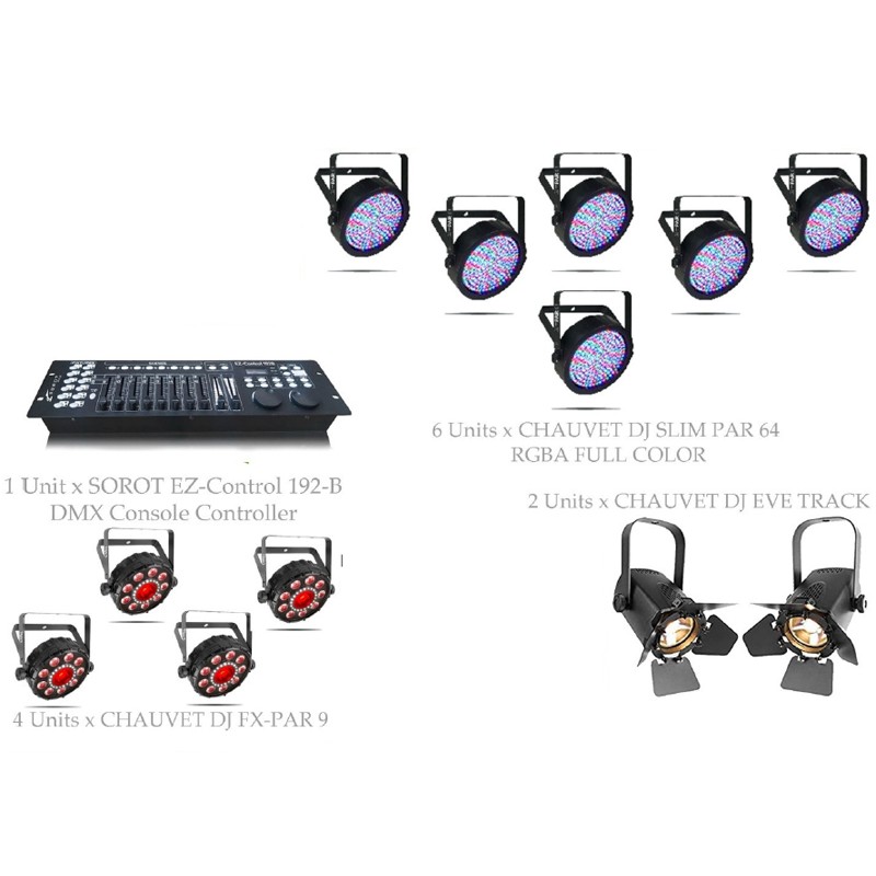 PAKET MUSIC STAGE LIGHTING #2A - CHAUVET DJ DESIGN SOLUTION