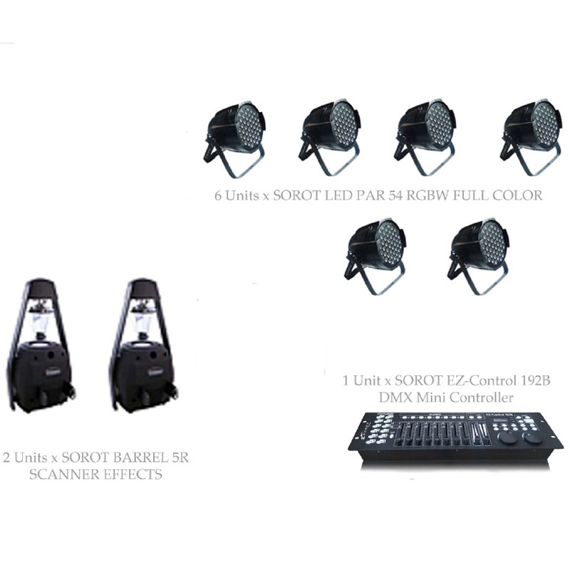 PAKET MUSIC STAGE LIGHTING #1B - SOROT PRO DESIGN SOLUTION