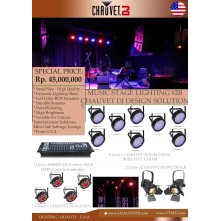PAKET MUSIC STAGE LIGHTING #2B - CHAUVET DJ DESIGN...