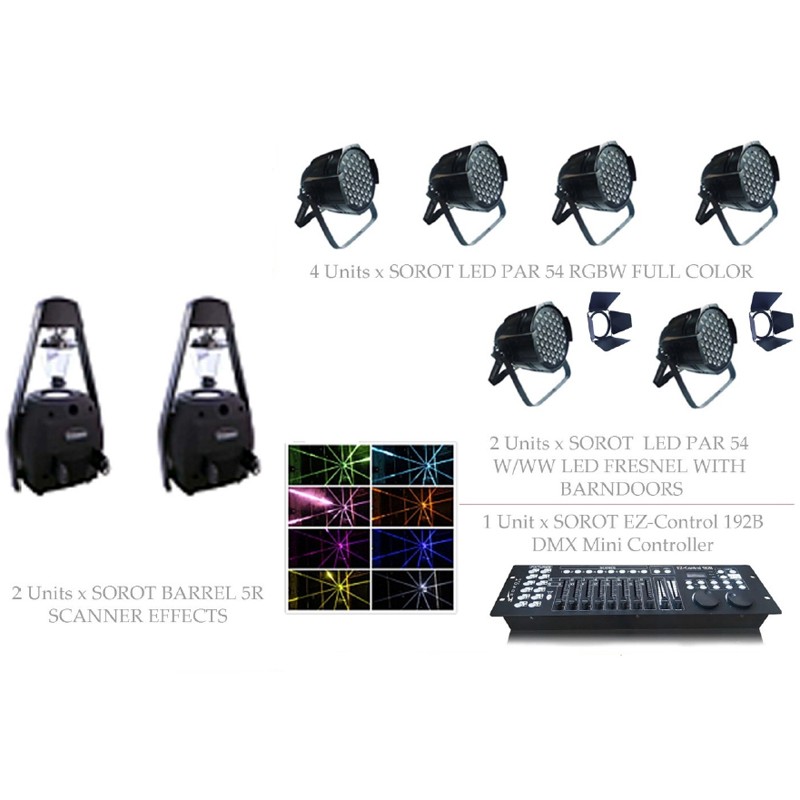 PAKET MUSIC STAGE LIGHTING #1D - SOROT PRO DESIGN SOLUTION