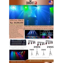 PAKET MUSIC STAGE LIGHTING #1C - CHAUVET DJ DESIGN...