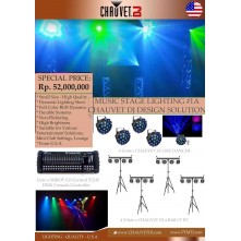 PAKET MUSIC STAGE LIGHTING #1A - CHAUVET DJ DESIGN...
