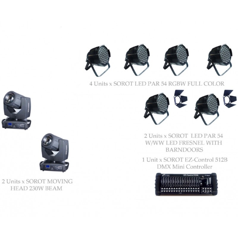PAKET MUSIC STAGE LIGHTING #1F - SOROT PRO DESIGN SOLUTION