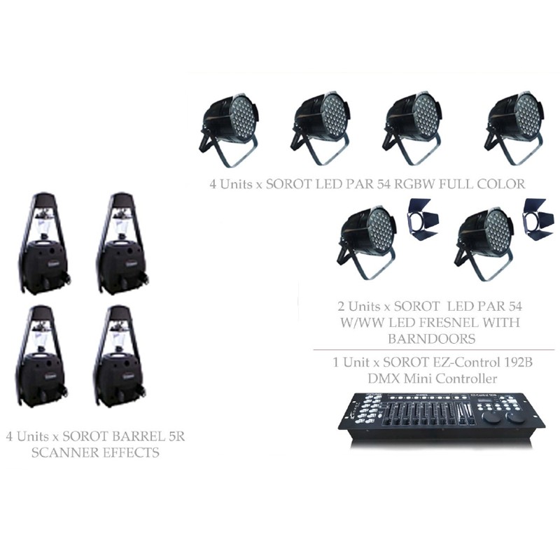 PAKET MUSIC STAGE LIGHTING #1C - SOROT PRO DESIGN SOLUTION