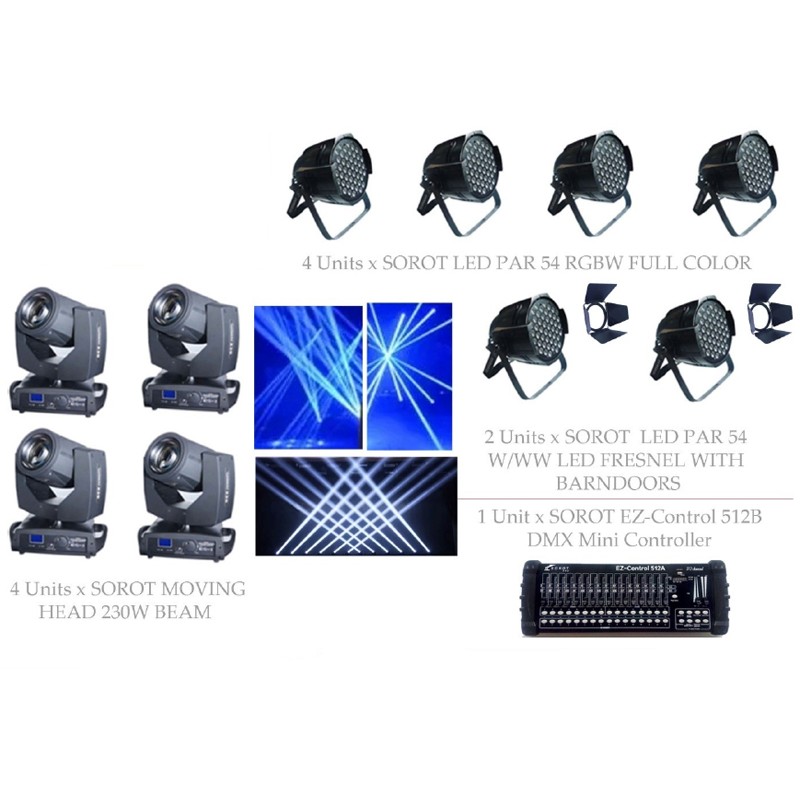 PAKET MUSIC STAGE LIGHTING #1E - SOROT PRO DESIGN SOLUTION