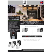 PAKET CAFE BGM SOLUTION #1 HILL AUDIO SMW PACKAGES