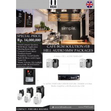 PAKET CAFE BGM SOLUTION #1B HILL AUDIO SMW PACKAGE...
