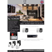 PAKET CAFE BGM SOLUTION #1D HILL AUDIO SMW PACKAGE...