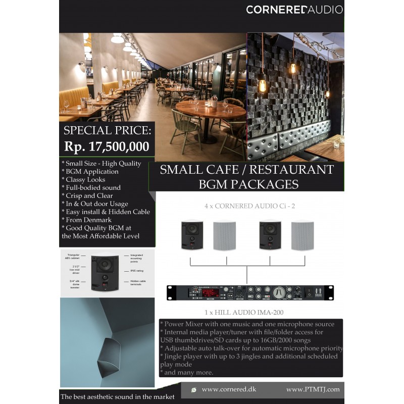 PAKET SMALL CAFE / RESTAURANT BGM PACKAGES