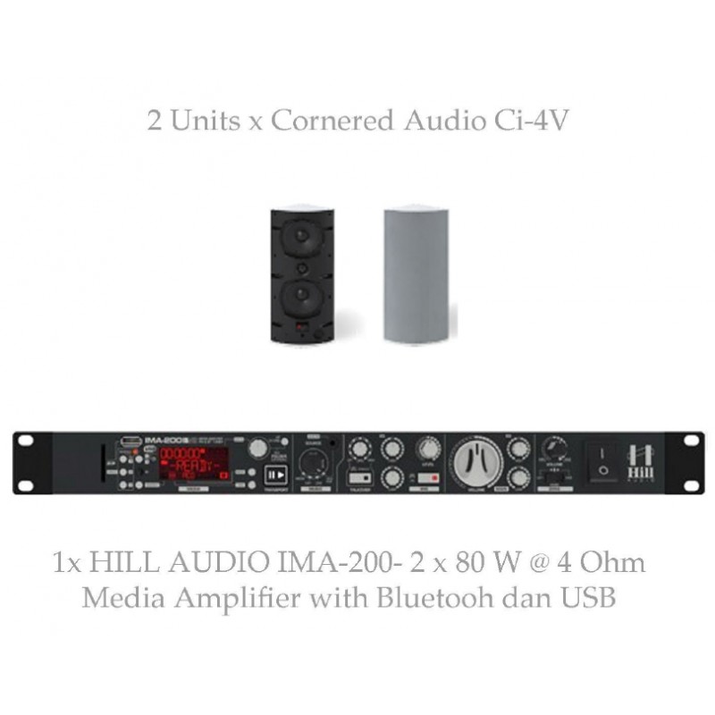 PAKET CAFE BGM SOLUTION #1A CORNERED Ci-V PACKAGES