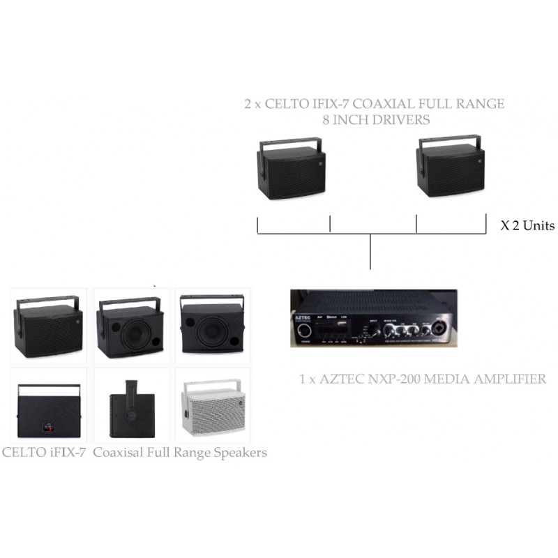PAKET BUDGET CAFE BGM #1 . CELTO FULL RANGE IFIX SERIES