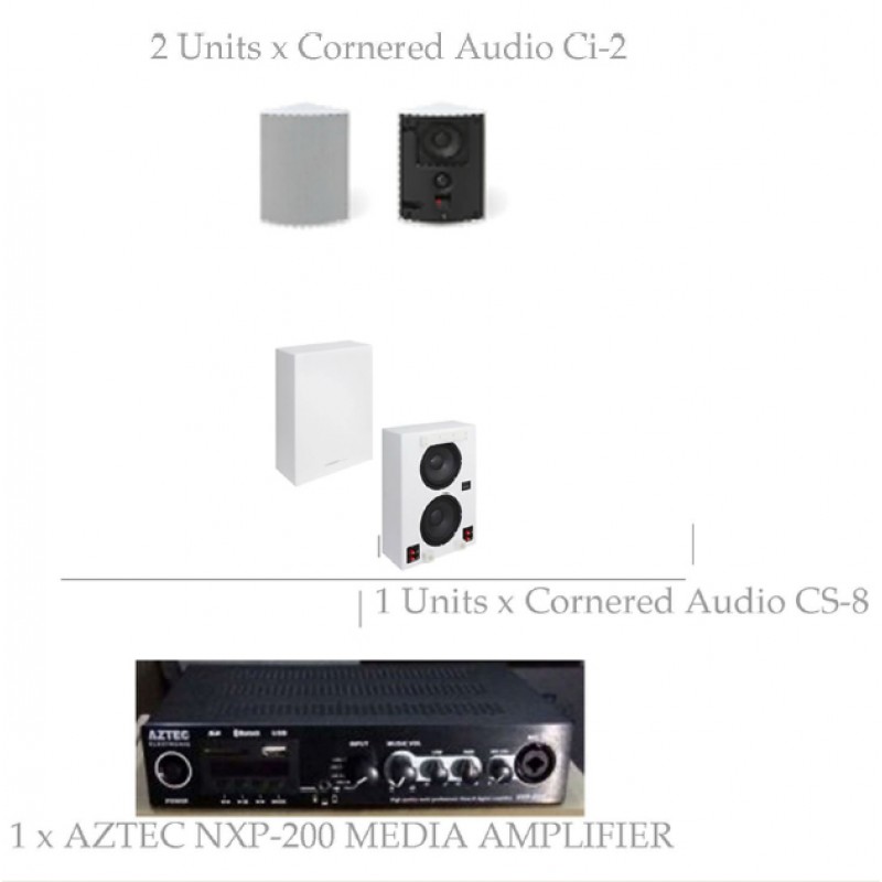 PAKET CAFE BGM SOLUTION #1C CORNERED Ci-V PACKAGES