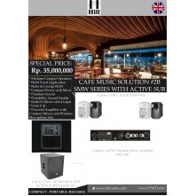 PAKET CAFE MUSIC SOLUTION #2B SMW SERIES WITH ACTI...