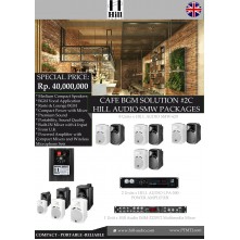 PAKET CAFE BGM SOLUTION #2C HILL AUDIO SMW PACKAGE...