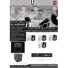PAKET CAFE MUSIC SOLUTION #1 SMW SERIES WITH ACTIV...