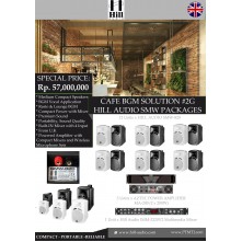 PAKET CAFE BGM SOLUTION #2G HILL AUDIO SMW PACKAGE...