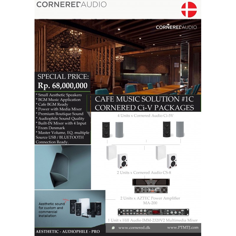 PAKET CAFE MUSIC SOLUTION #1C CORNERED Ci-V PACKAGES