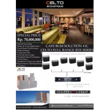 PAKET CAFE BGM SOLUTION #1C . CELTO FULL RANGE IFI...