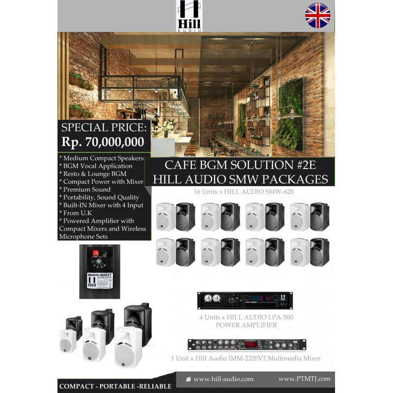 PAKET CAFE BGM SOLUTION #2E HILL AUDIO SMW PACKAGES