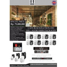 PAKET CAFE BGM SOLUTION #2H HILL AUDIO SMW PACKAGE...