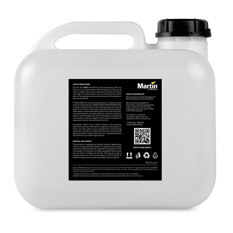 Martin JEM Pro-Fog Fluid, Extra Quick Dissipating