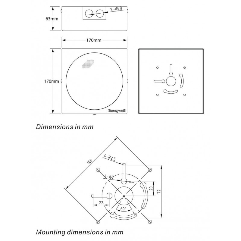 HONEYWELL Wall Mount Speaker L-VWM06A
