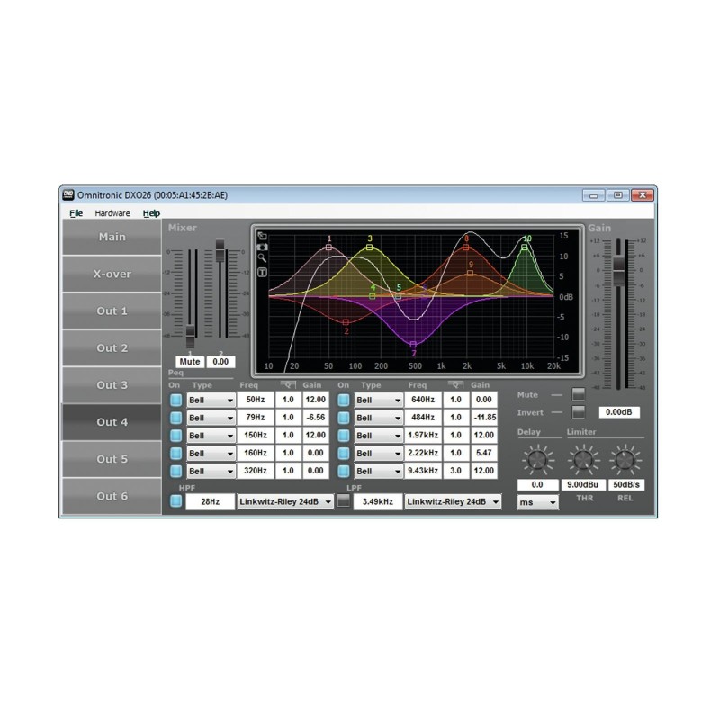PSSO PRIME System Amplifier DSP