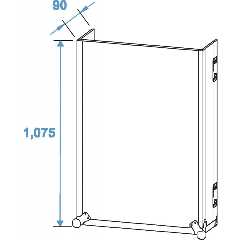 ROADINGER Flightcase 4x CLA-228