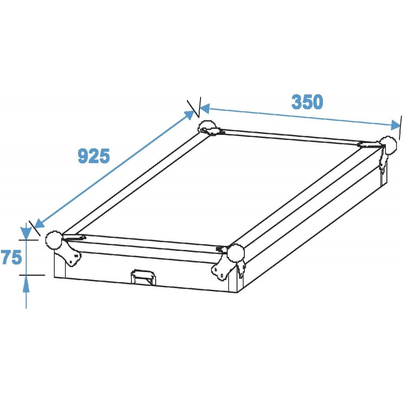 ROADINGER Flightcase 4x CLA-228